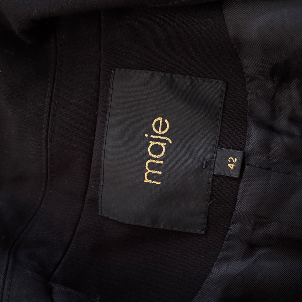 Maje Classic Black Blazer - Picture 3 of 4